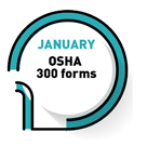 January | OSHA 300 forms