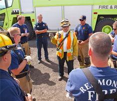 Redmond Fire and Rescue drill
