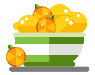 Orange dish