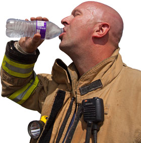 Remind workers to drink water often (about one cup every 15-20 minutes). 